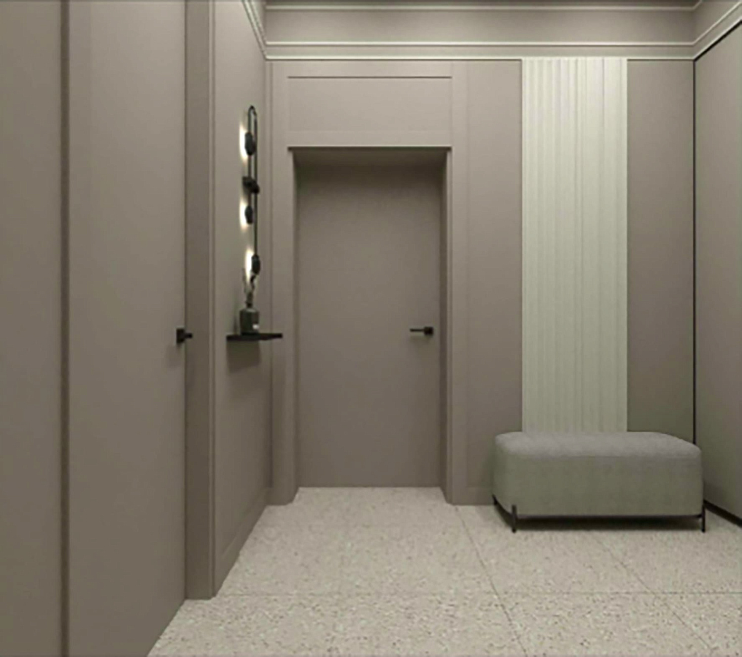 Типовой дизайн-проект однокомнатной квартиры в ЖК «Галактика» (43 м2)